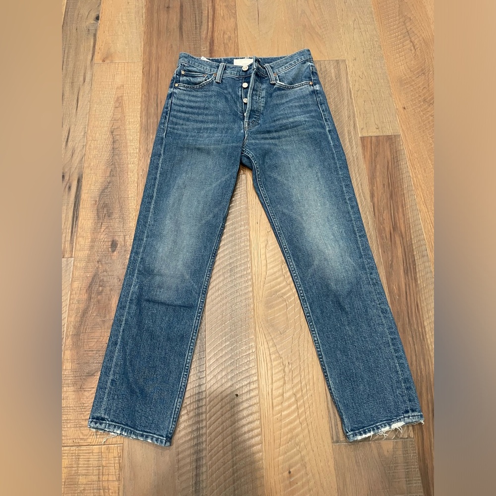 Mother Superior 26 The Tomcat Running With Scissors Button Fly Jeans